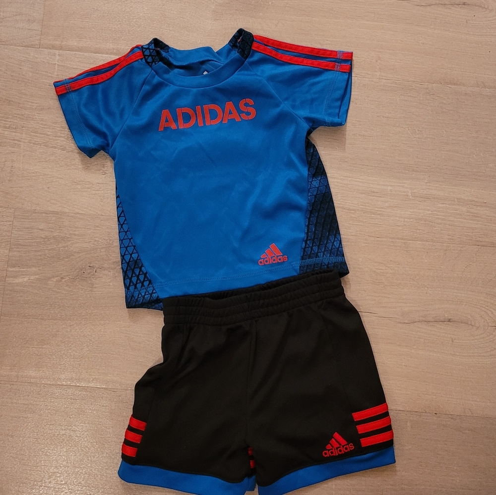 Adidas Baby Tee Shorts Set 3 months